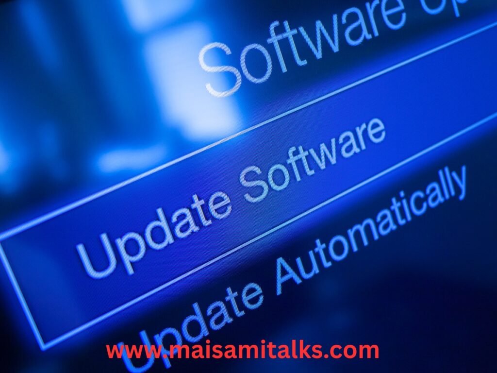 Always keep software and apps up to date: