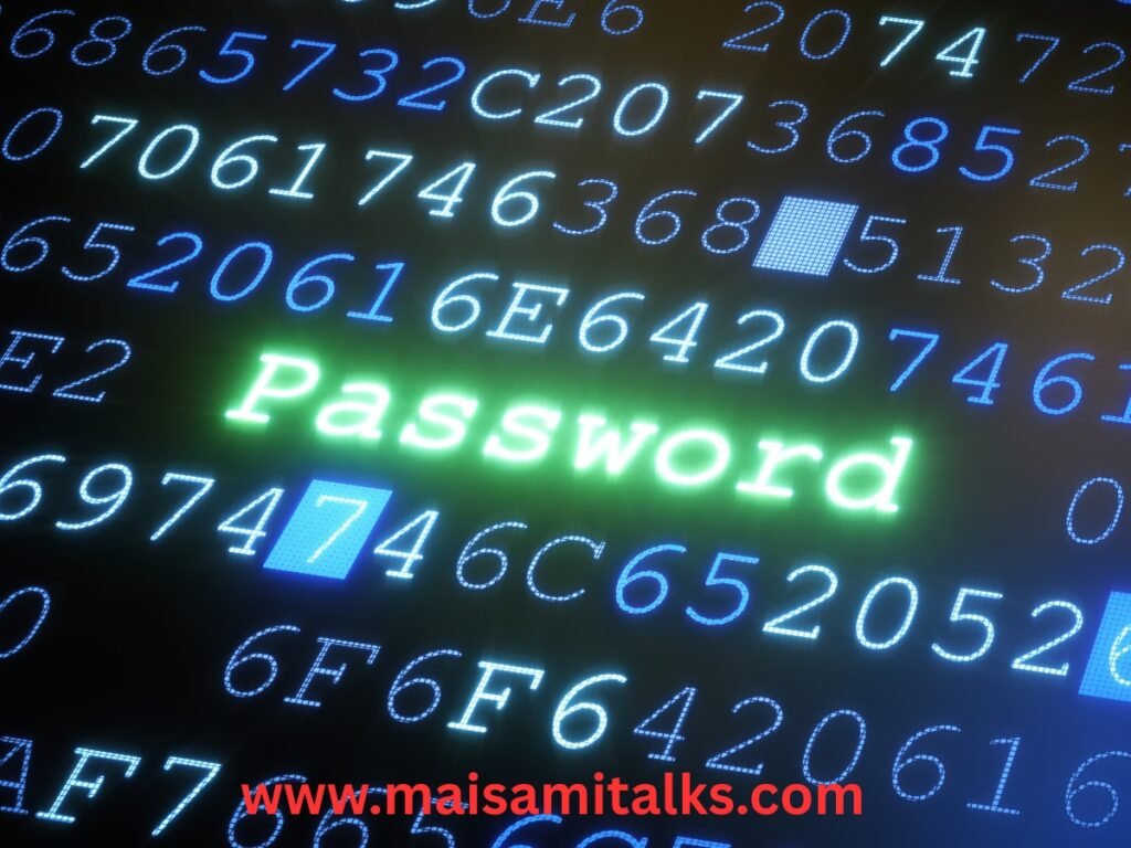 Always create and use strong passwords